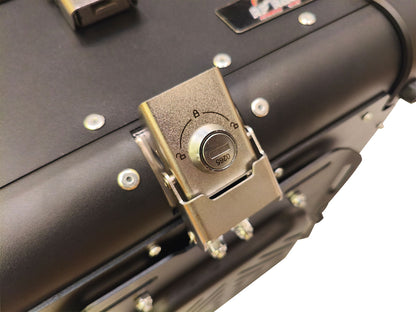 For Royal Enfield Himalayan 411 Aluminum Pannier Top Box Black D3