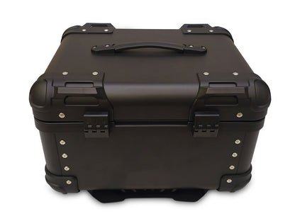 For Royal Enfield Himalayan 411 Aluminum Pannier Top Box Black D3
