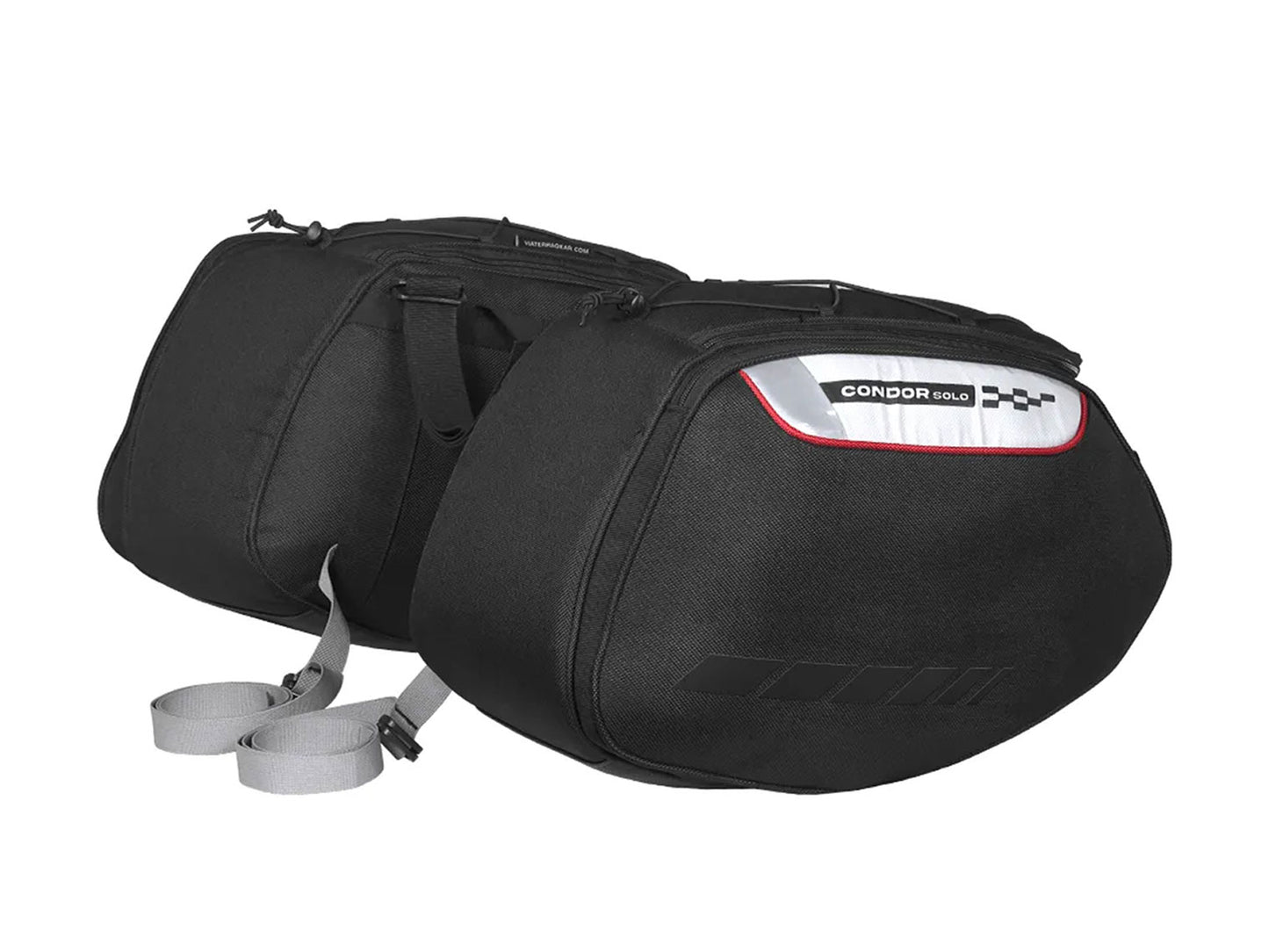 For Royal Enfield Himalayan 411 Saddle Stays & Condor Solo Pannier Bags Black