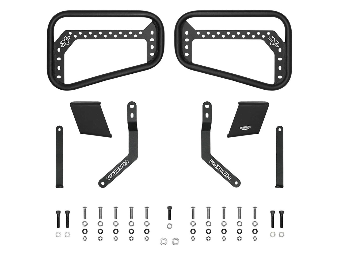 For Royal Enfield Himalayan 411 Saddle Stay With Leh Saddlebag Black