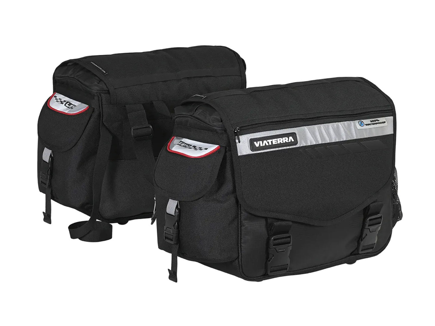 For Royal Enfield Himalayan 411 Saddle Stays & Leh Pannier Bags Black