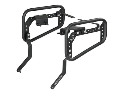 For Royal Enfield Himalayan 411 Saddle Stays & Quick Release Pannier Bags Black