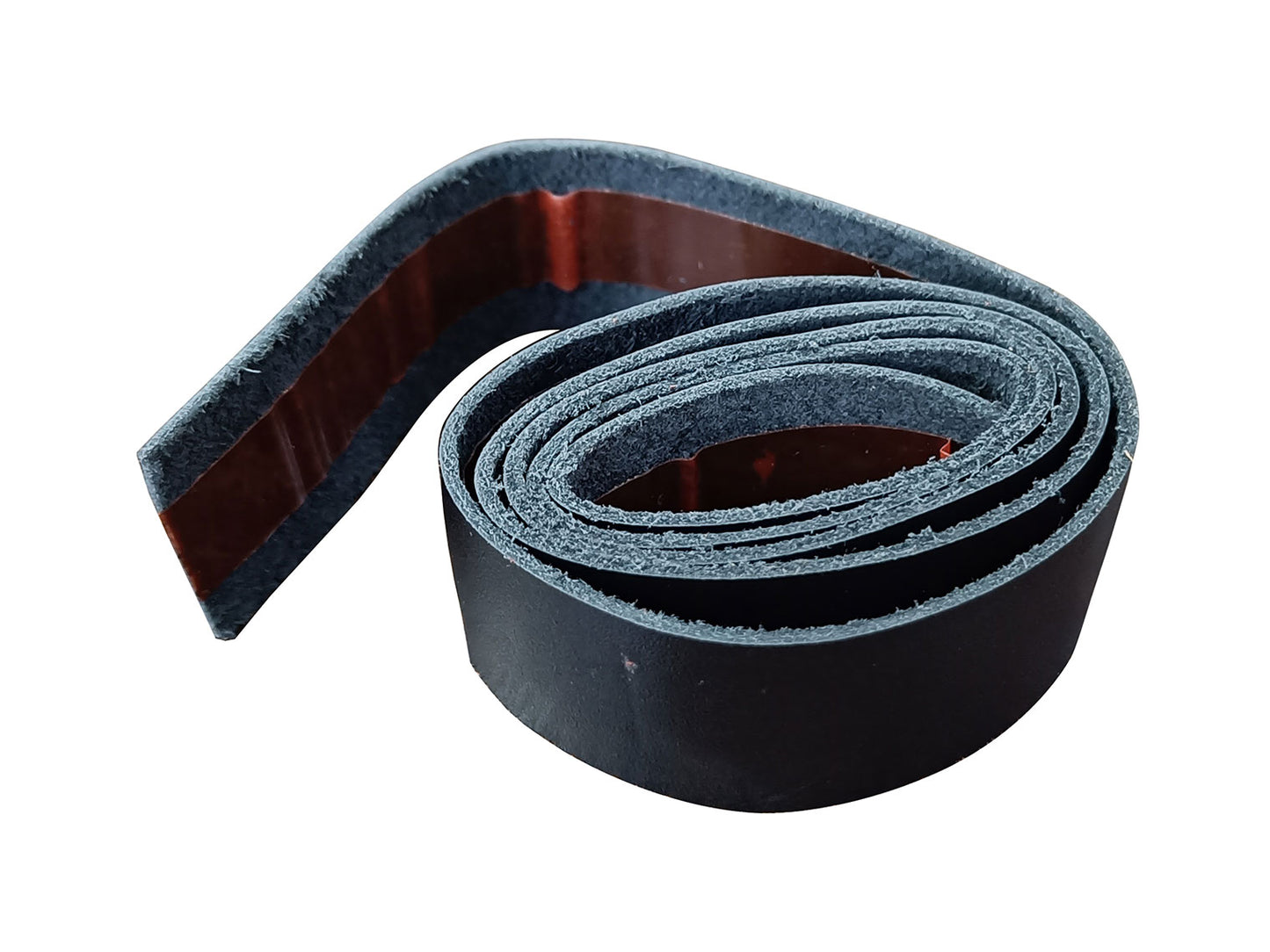 For Royal Enfield Himalayan & Scram 411 D3 Grip Leather Wrap Pair Black
