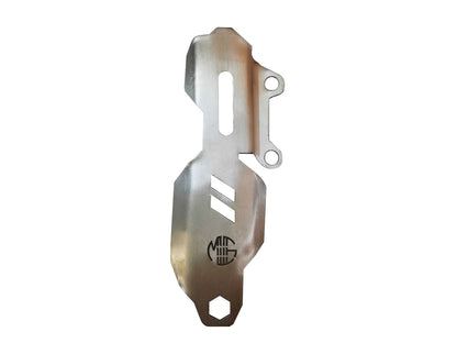 For Royal Enfield Scram 411 Rear Master Cylinder Guard, Silver