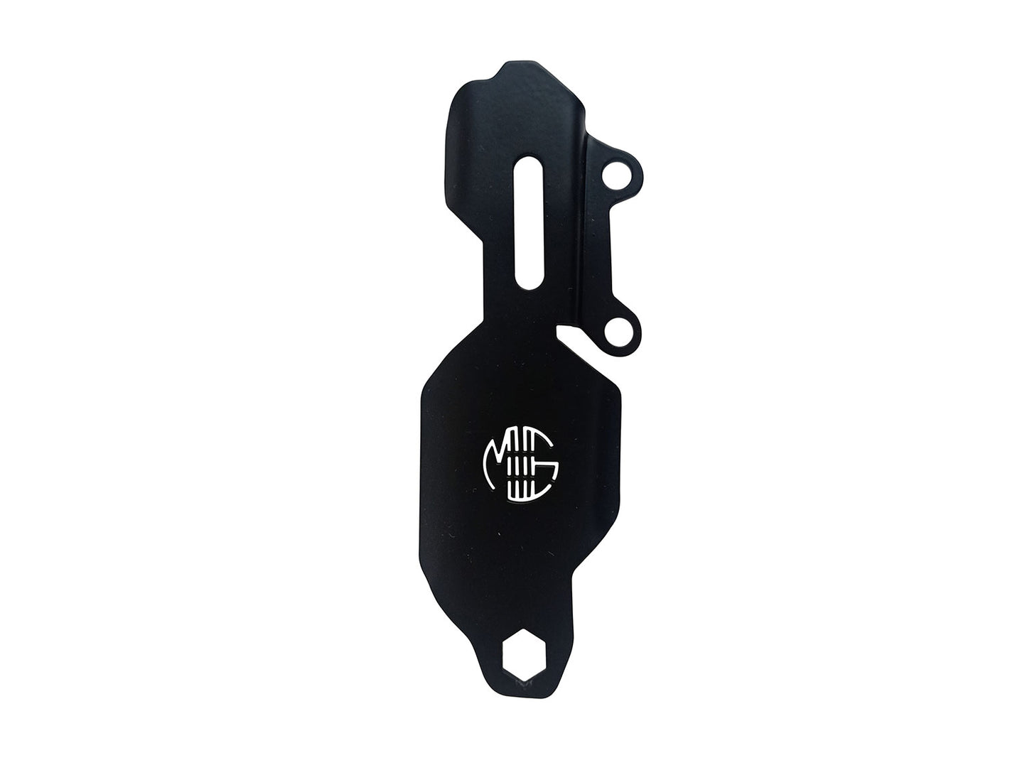 For Royal Enfield Scram 411 Rear Master Cylinder Guard, Black
