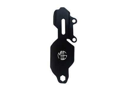 For Royal Enfield Scram 411 Rear Master Cylinder Guard, Black