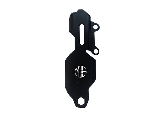For Royal Enfield Scram 411 Rear Master Cylinder Guard, Black