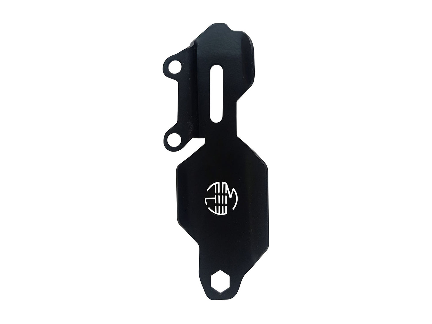 For Royal Enfield Scram 411 Rear Master Cylinder Guard, Black