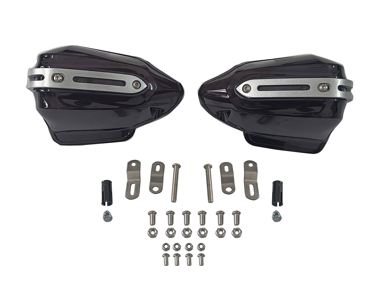 For Royal Enfield Scram 411 Tinted Black Color Hand Guard Kit