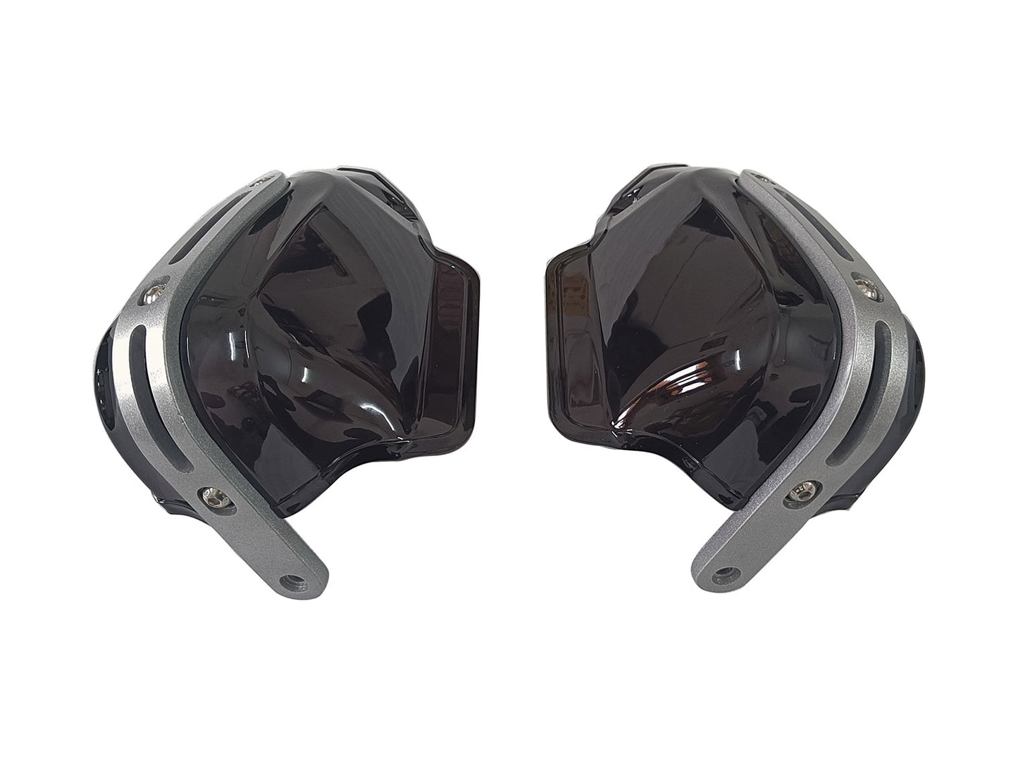For Royal Enfield Scram 411 Tinted Black Color Hand Guard Kit