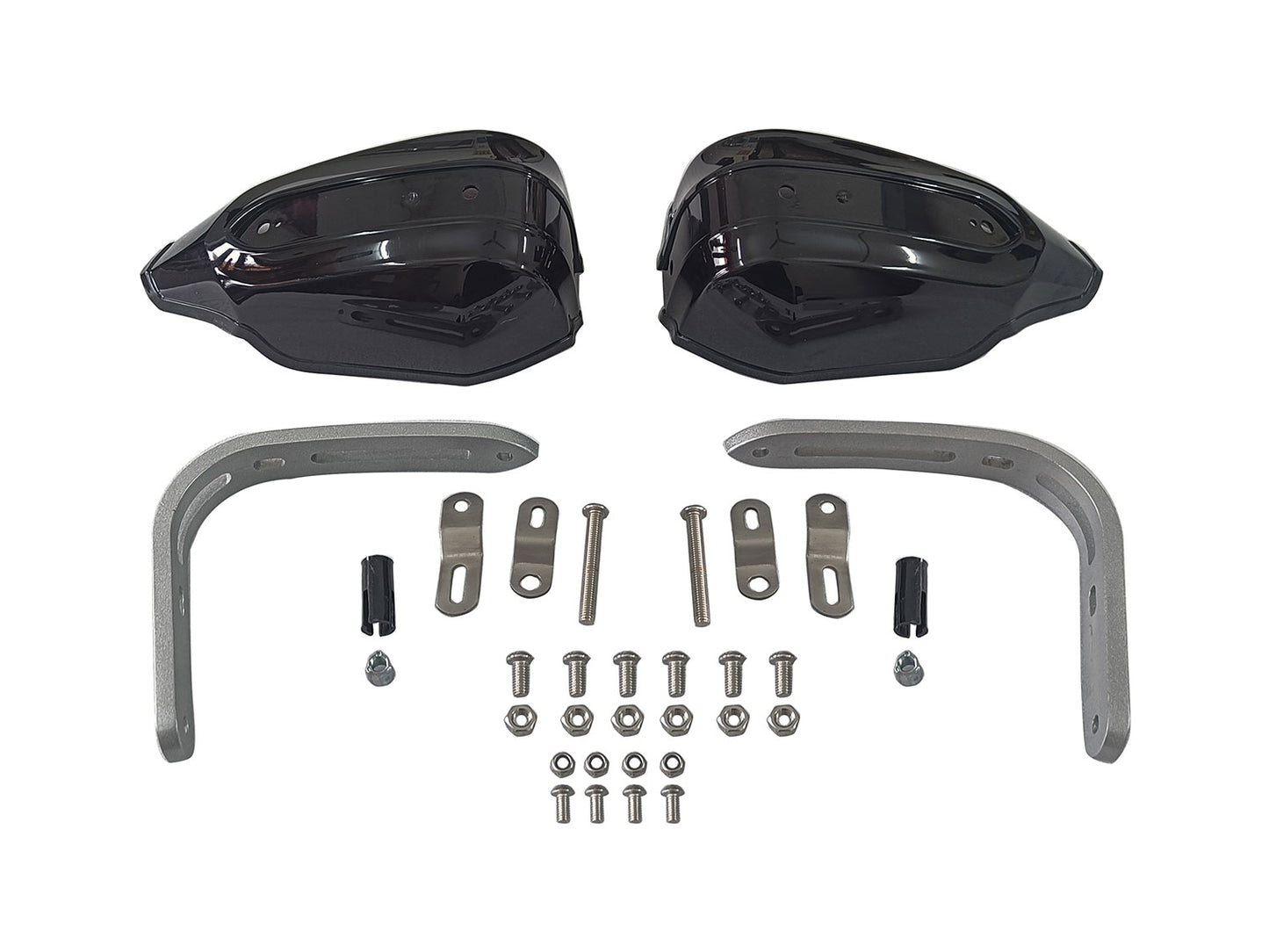 For Royal Enfield Scram 411 Tinted Black Color Hand Guard Kit