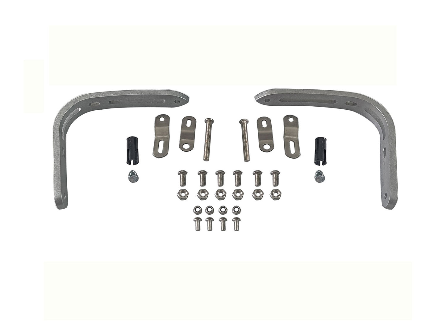For Royal Enfield Scram 411 Tinted Black Color Hand Guard Kit