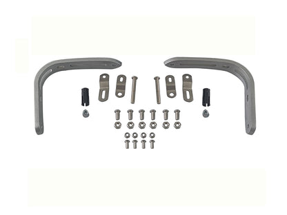 For Royal Enfield Scram 411 Tinted Black Color Hand Guard Kit