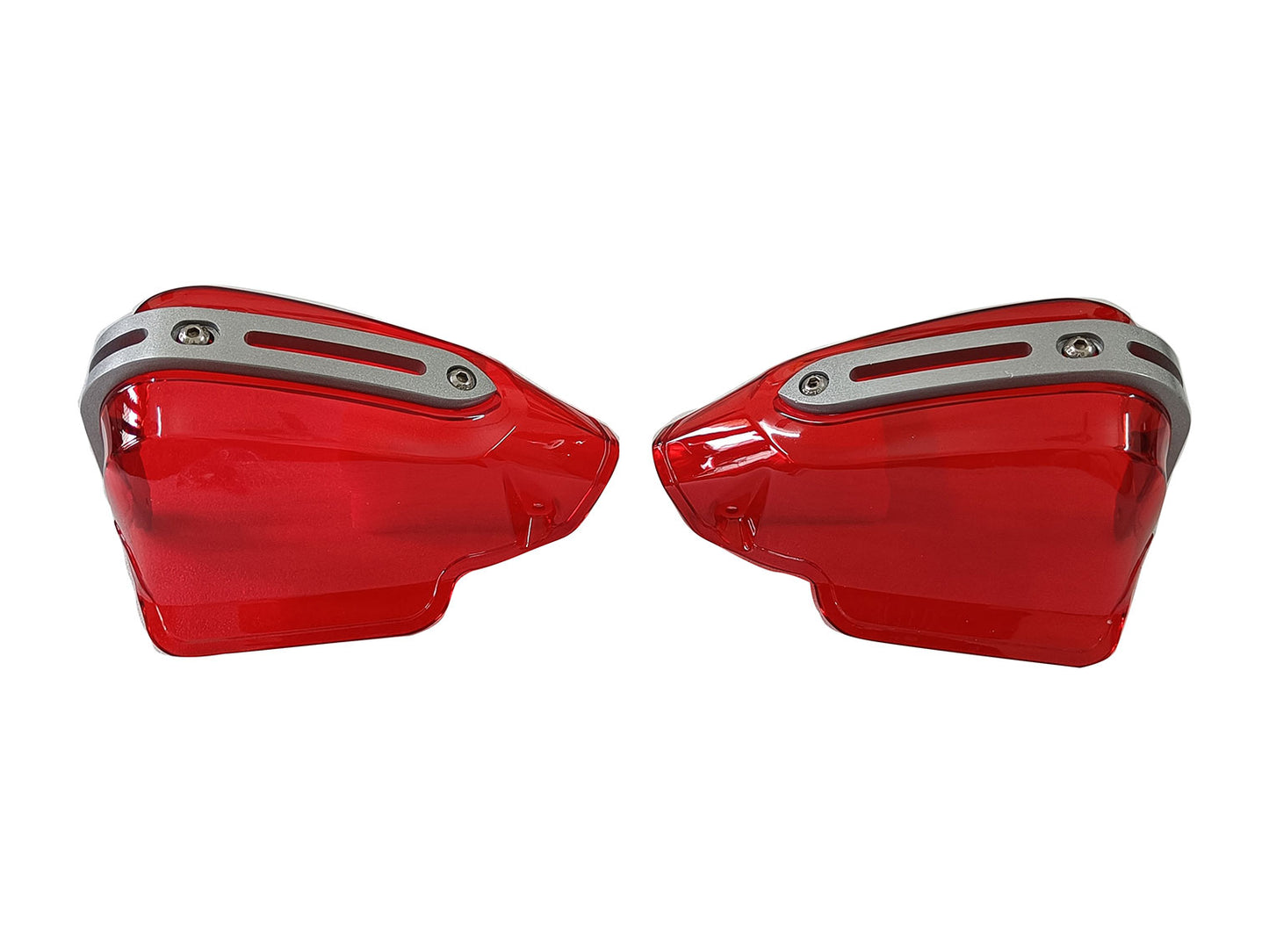 For Royal Enfield Scram 411 Tinted Red Color Hand Guard Kit
