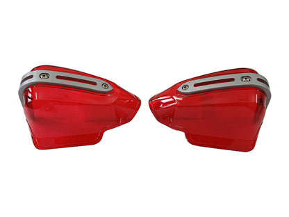 For Royal Enfield Scram 411 Tinted Red Color Hand Guard Kit