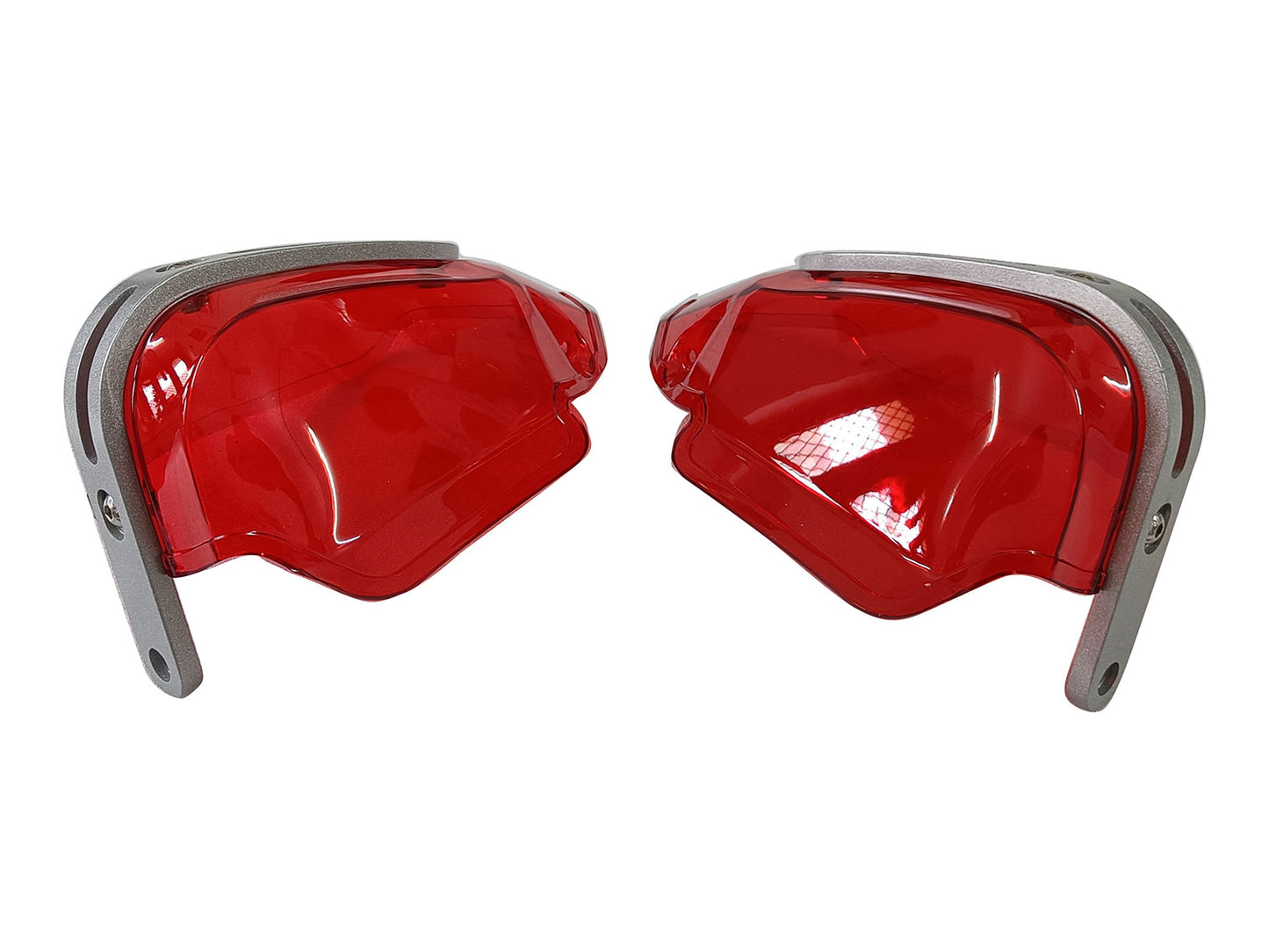 For Royal Enfield Scram 411 Tinted Red Color Hand Guard Kit
