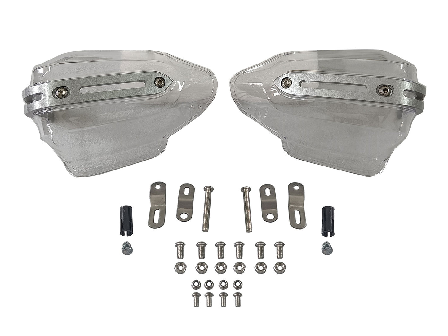 For Royal Enfield Scram 411 Transparent White Hand Guard Kit