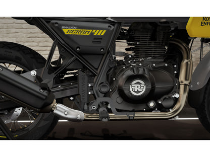 Genuine Royal Enfield Scram 411 Black Oil Cooler & Master Cylinder Guard