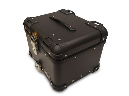 For Royal Enfield Scram 411 Aluminum Pannier Top Box Black D2