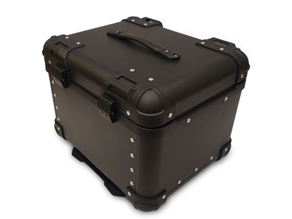 For Royal Enfield Scram 411 Aluminum Pannier Top Box Black D2