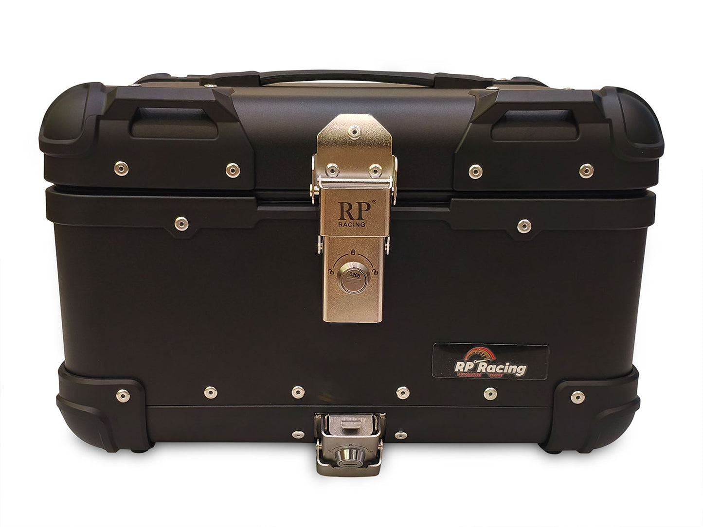 For Royal Enfield Scram 411 Aluminum Pannier Top Box Black D3