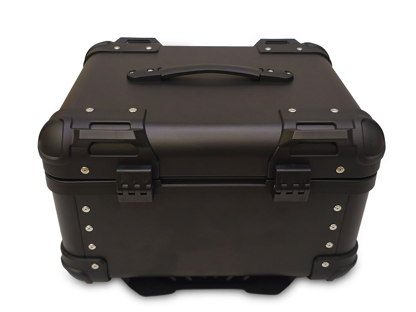 For Royal Enfield Scram 411 Aluminum Pannier Top Box Black D3