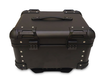 For Royal Enfield Scram 411 Aluminum Pannier Top Box Black D3