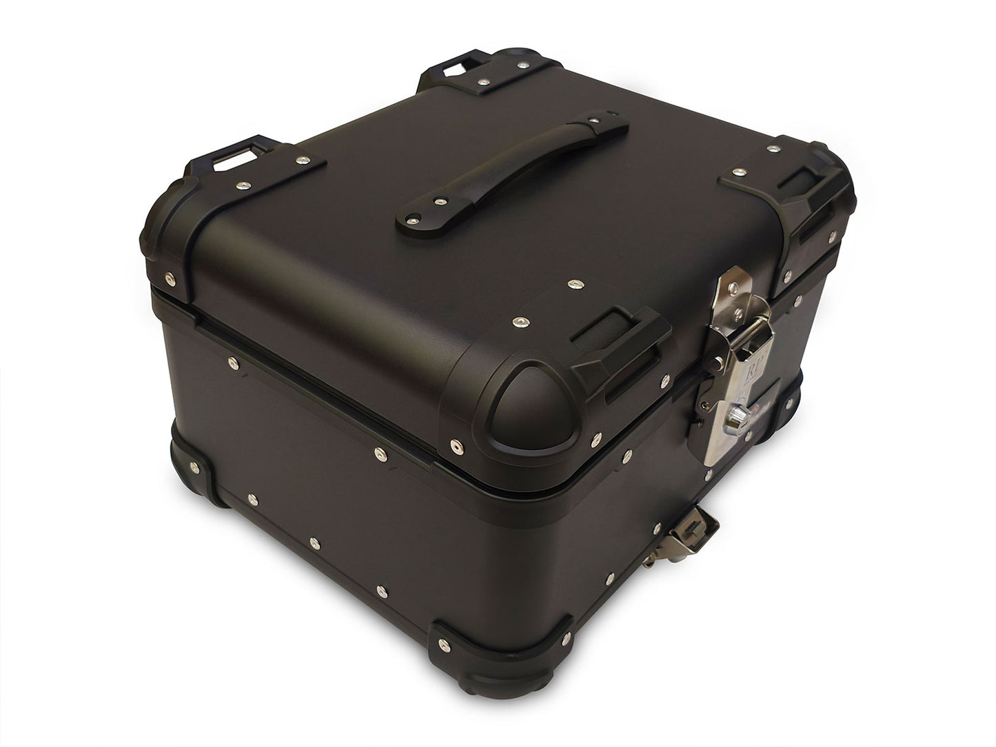 For Royal Enfield Scram 411 Aluminum Pannier Top Box Black D3