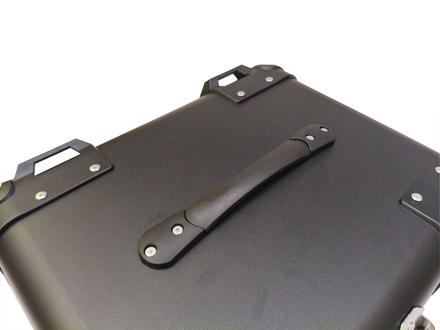 For Royal Enfield Scram 411 Aluminum Pannier Top Box Black D3