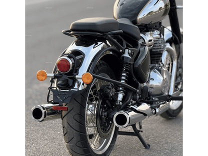 For Royal Enfield Classic 650 Rhino Racing V2 Exhaust Silencer Polished