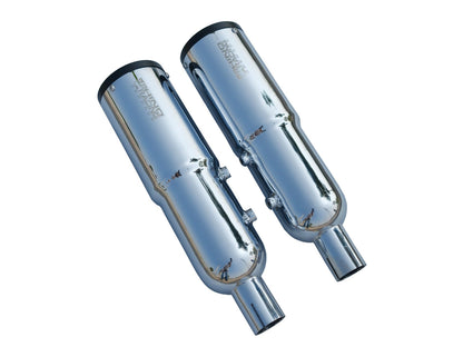 For Royal Enfield Super Meteor 650 Rhino Racing Grenade V4 Exhaust Silencer Polished