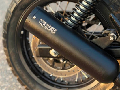 For Royal Enfield Bear 650 Rhino Racing Scramjet Max V2 Exhaust Silencer Black