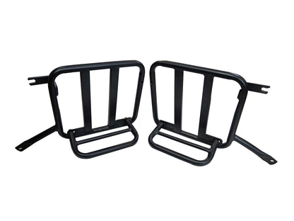 For Royal Enfield Hunter 350 Genuine Leather Pannier Mounting & Bags D32