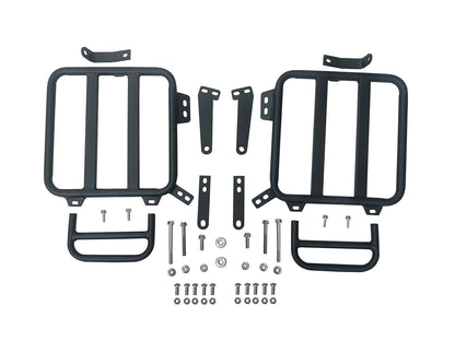 For Royal Enfield Shotgun 650 Genuine Leather Pannier Mounting & Bags D32