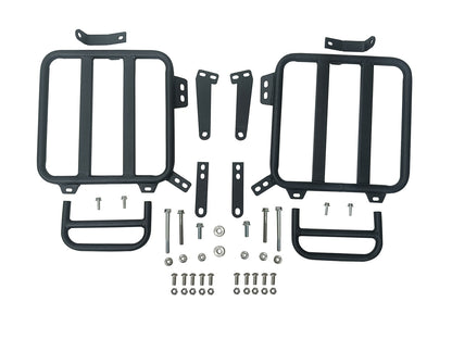 For Royal Enfield Classic 650 Genuine Leather Pannier Mounting & Bags D32