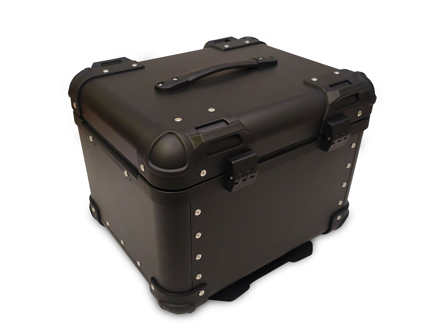 For Royal Enfield Classic Reborn 350 Aluminum Pannier Top Box Black D2