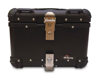 For Royal Enfield Meteor 350 Aluminum Pannier Top Box Black D2
