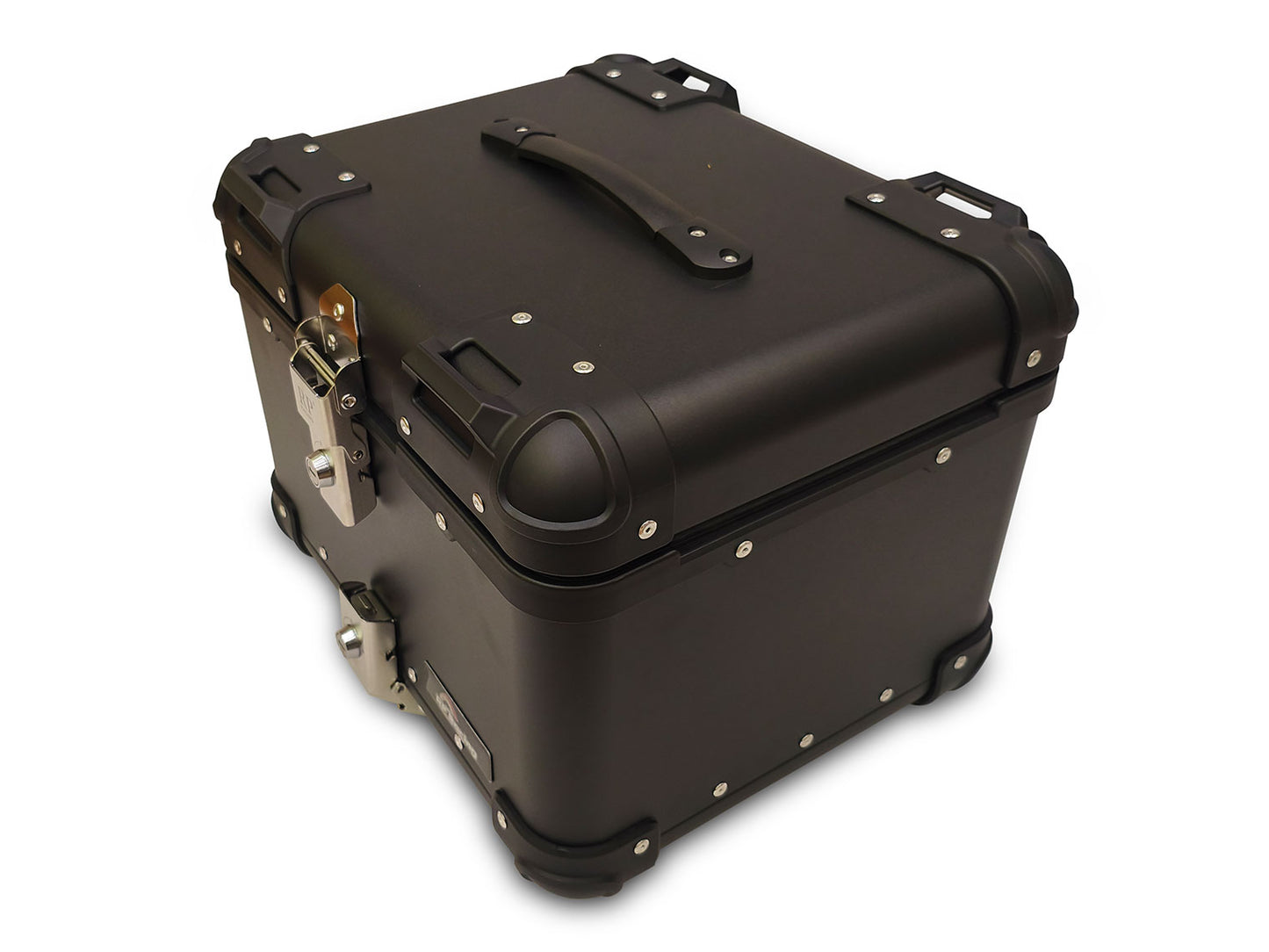 For Royal Enfield Meteor 350 Aluminum Pannier Top Box Black D2