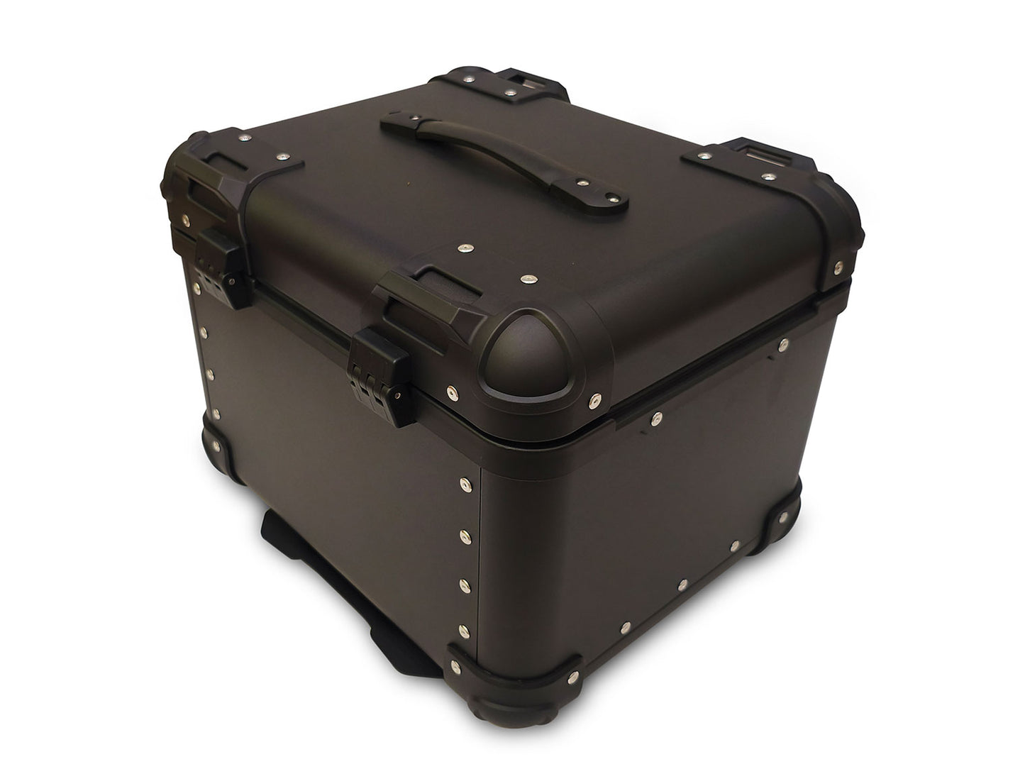 For Royal Enfield Meteor 350 Aluminum Pannier Top Box Black D2