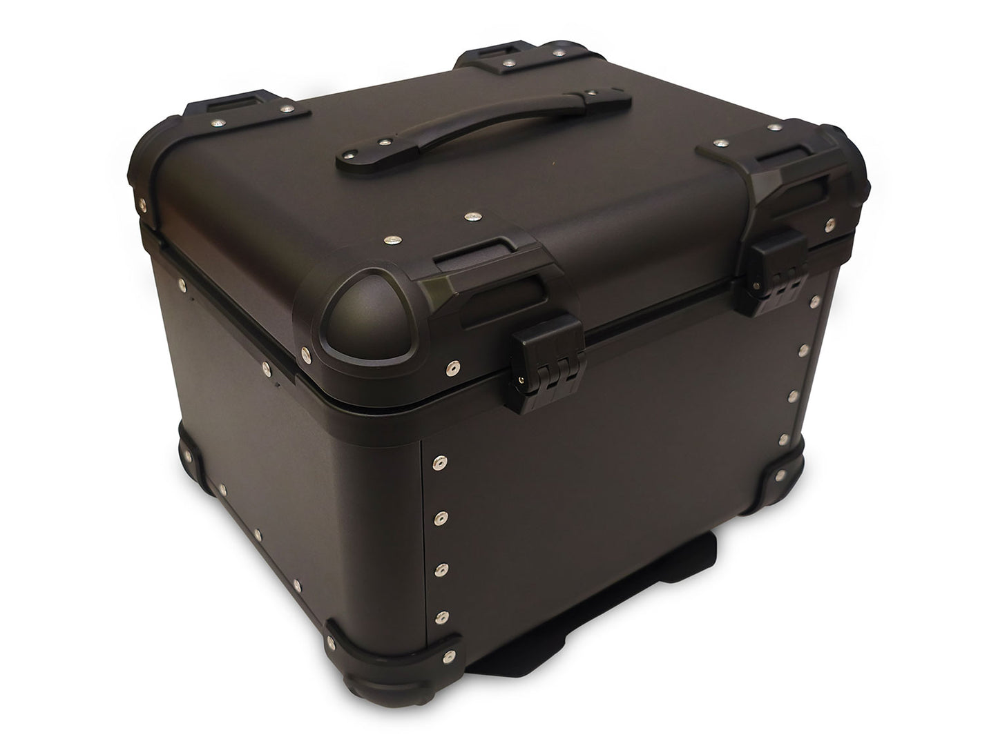 For Royal Enfield Hunter 350 Aluminum Pannier Top Box Black D2