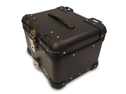 For Universal Royal Enfield Bike's Aluminum Pannier Top Box Black D2