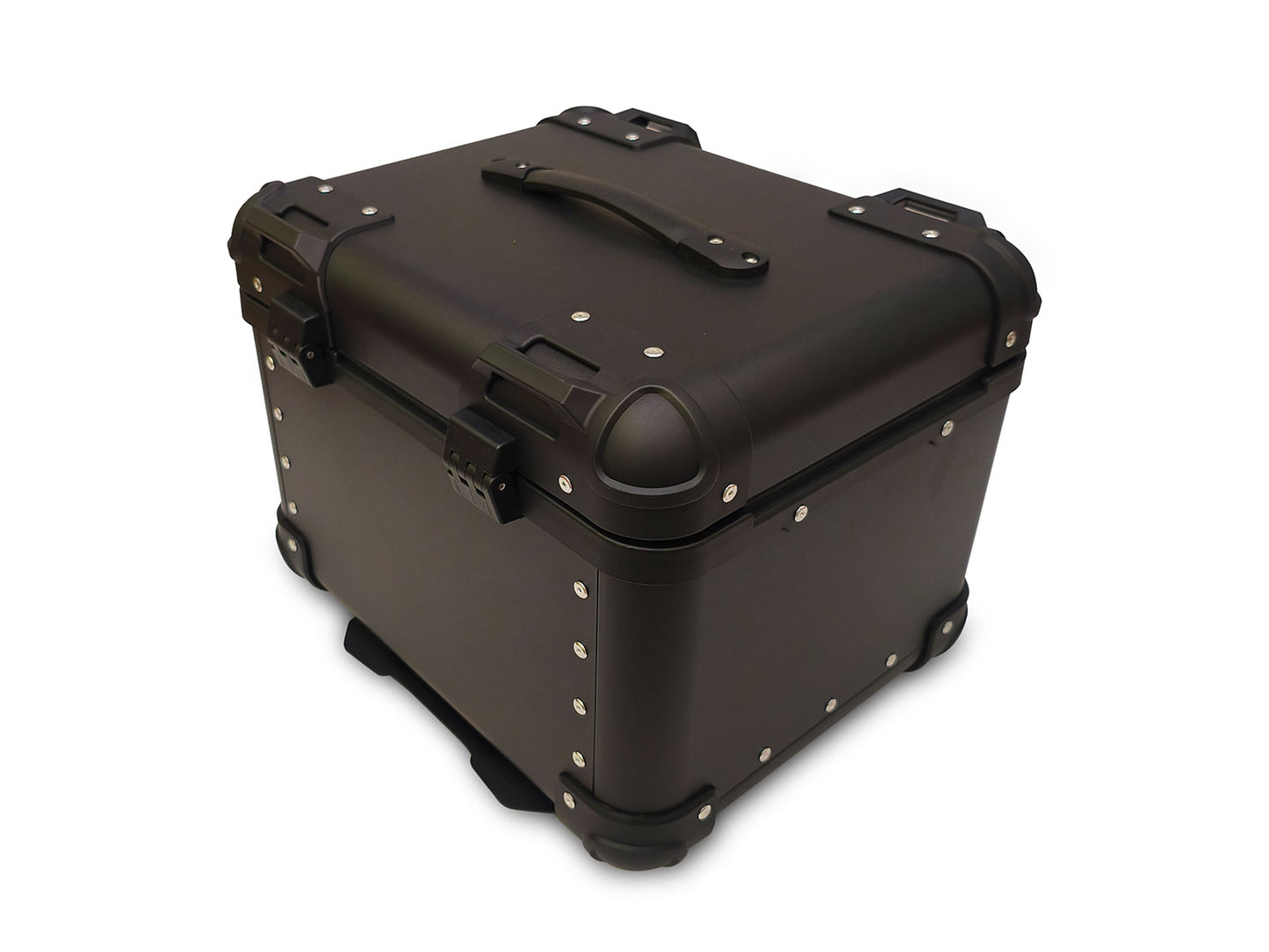 For Universal Royal Enfield Bike's Aluminum Pannier Top Box Black D2