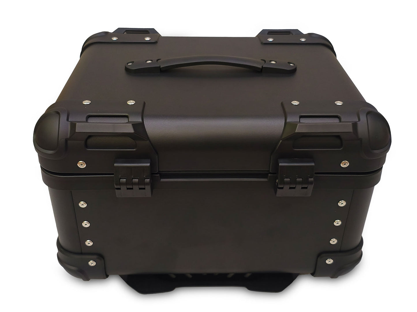 For Royal Enfield Meteor 350 Aluminum Pannier Top Box Black D3