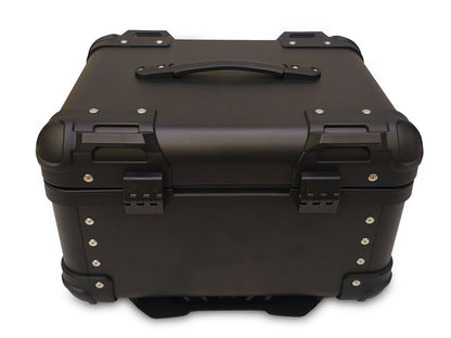 For Royal Enfield Meteor 350 Aluminum Pannier Top Box Black D3