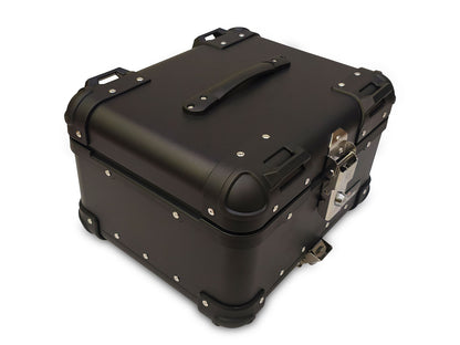 For Royal Enfield Meteor 350 Aluminum Pannier Top Box Black D3