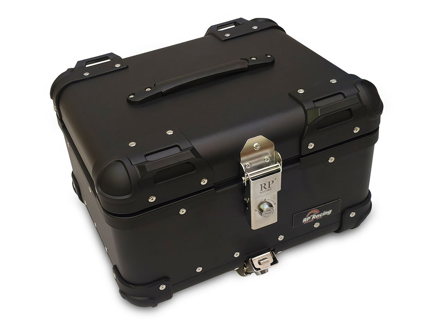 For Universal Royal Enfield Bike's Aluminum Pannier Top Box Black D3