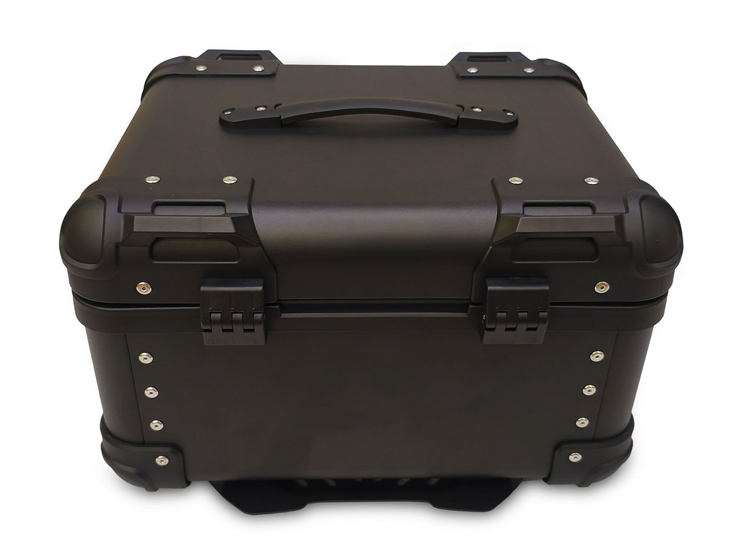 For Universal Royal Enfield Bike's Aluminum Pannier Top Box Black D3