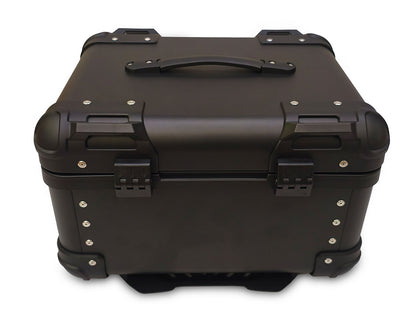 For Universal Royal Enfield Bike's Aluminum Pannier Top Box Black D3