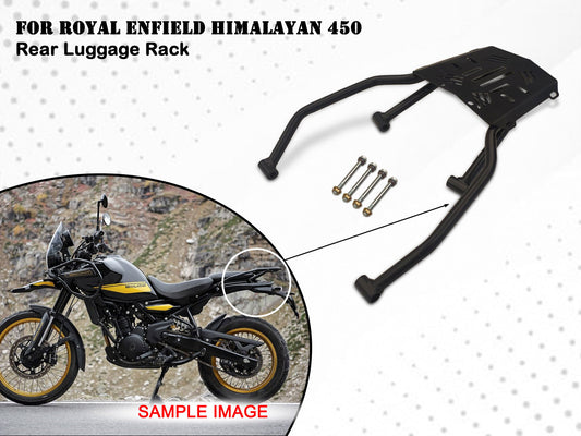 For Royal Enfield Himalayan 450 Rear Luggage Rack Black