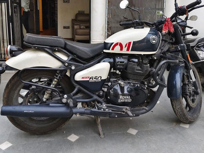 For Royal Enfield Shotgun 650 Pannier Mounting Rails Black